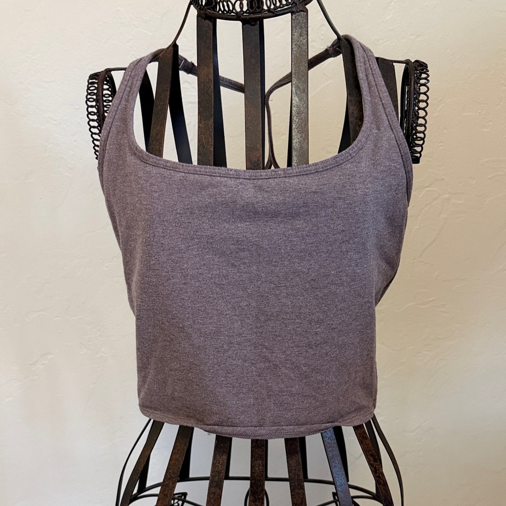 PINK Victoria's Secret Charcoal Tank Top